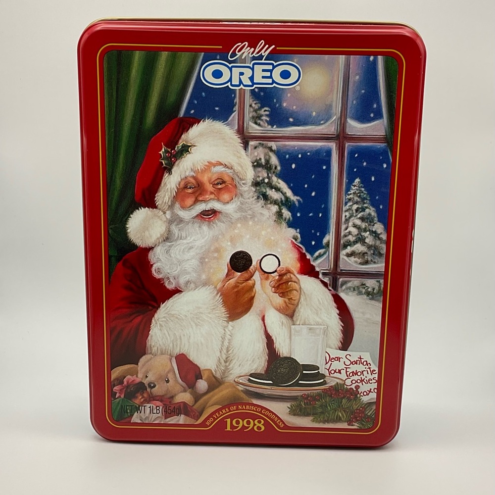1998 Oreo Santa Claus Tin